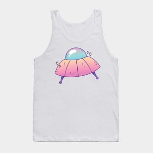 Alien UFO Spaceship Tank Top